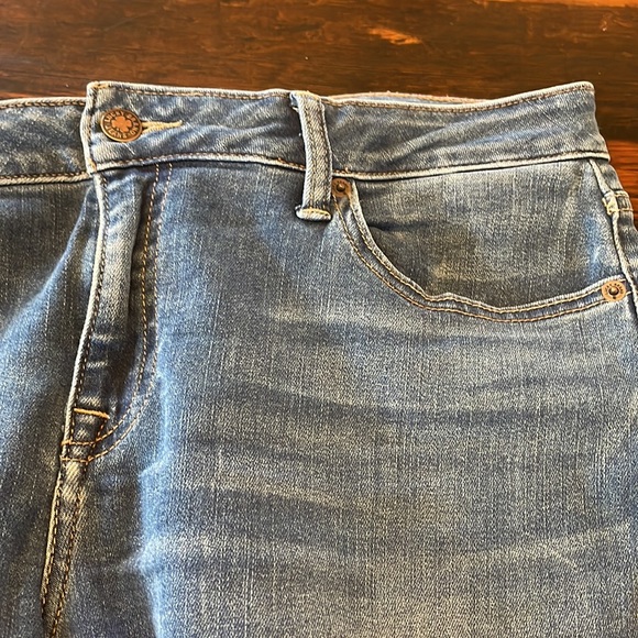 Lucky Brand Lolita Super Skinny Jeans Frayed Edge Size 14 - Picture 6 of 9